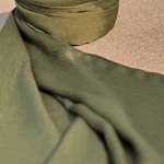 SHEQUIN Elegant Crinkle Silk -Seaweed Green