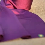 SHEQUIN Party Silk Hijab - Purple