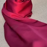 SHEQUIN Party Silk Hijab - Royal Maroon